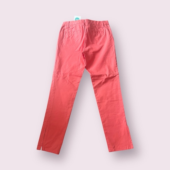 Women’s New With Partial Tag Boden Coral Pants With Ankle Zipper Detail Sz 6L - Picture 8 of 13
